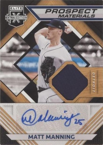 2021 Panini Elite Extra Edition - Matt Manning #PMS-MM