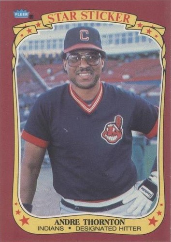 1986 Fleer Star Stickers - Andre Thornton #120