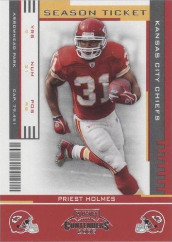 2005 Playoff Contenders Priest Holmes #49