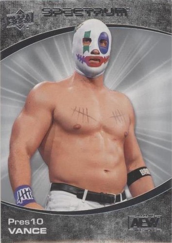 2021 Upper Deck AEW Spectrum - Pres10 Vance #61