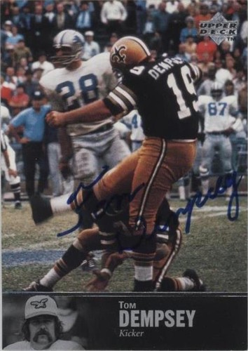 1997 Upper Deck NFL Legends Tom Dempsey #AL-98