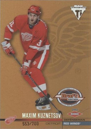 2001-02 Pacific Private Stock Titanium Draft Edition - Maxim Kuznetsov #127