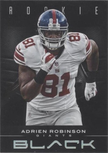 2012 Panini Black Adrien Robinson #101