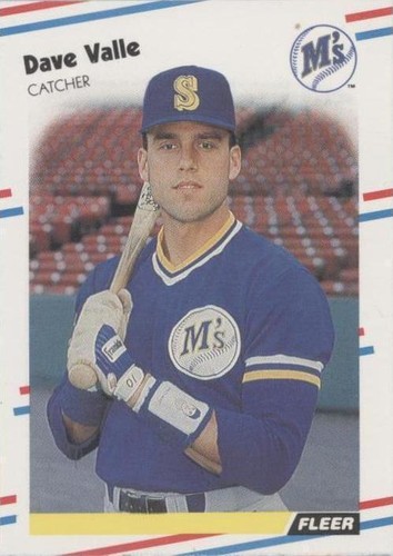 1988 Fleer - Dave Valle #389