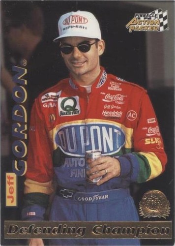 1996 Pinnacle Action Packed - Jeff Gordon #4
