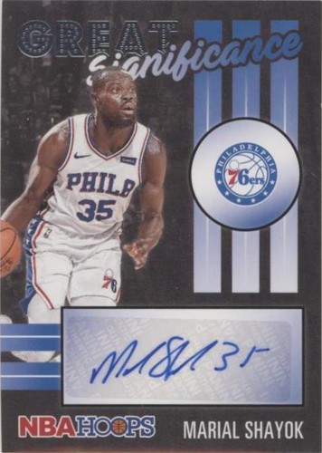 2020-21 Panini NBA Hoops - Marial Shayok #GS-MSH