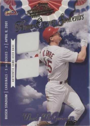 2001 Playoff Absolute Memorabilia - Mark McGwire #OD-26