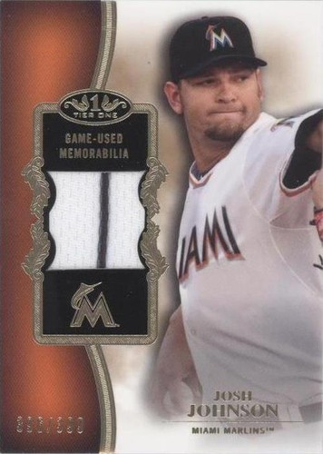 2012 Topps Tier One - Josh Johnson #TSR-JJ