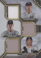 2021 Topps Triple Threads - Aaron Judge Giancarlo Stanton Gleyber Torres #RCC-TJS