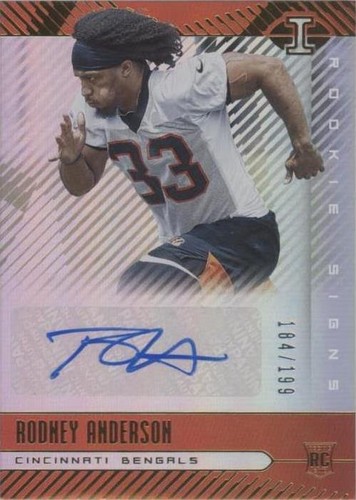 2019 Panini Illusions Rodney Anderson #RS-ROA