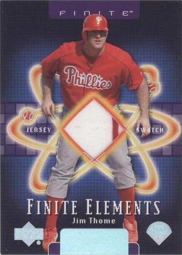 2003 Upper Deck Finite - Jim Thome #FE-JT