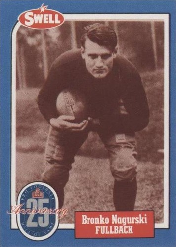 1988 Swell Football Greats Hall of Fame Bronko Nagurski #89