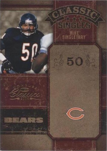2004 Donruss Classics Mike Singletary #CS-22