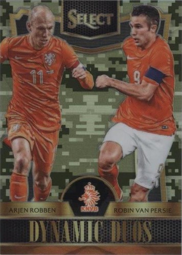 Arjen Robben/van Persie 2014 Panini World Cup Double Trouble card