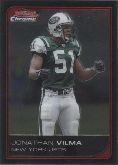 2006 Bowman Chrome Jonathan Vilma #140