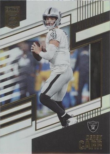NIKE Elite RAIDERS DEREK CARR away FOOTBALL JERSEY On field