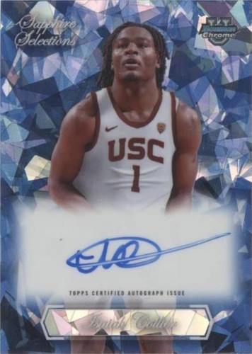 2023-24 Bowman University Chrome Sapphire Edition - Isaiah Collier #SA-IC