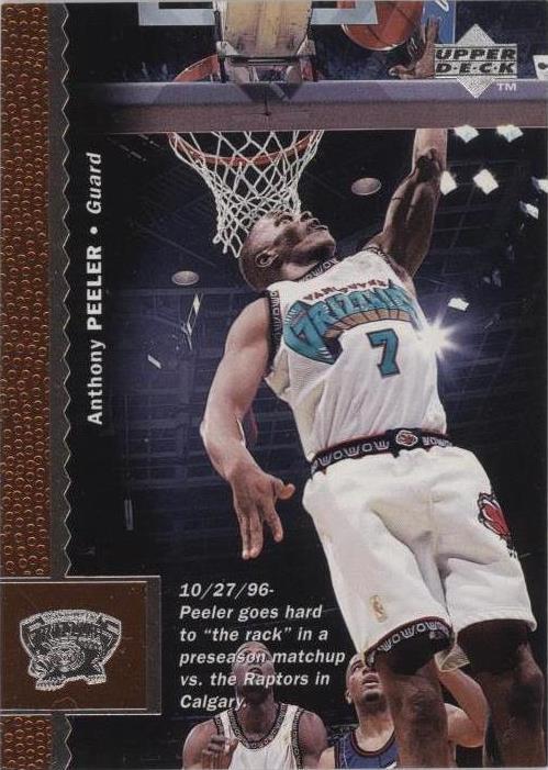 Cubierta superior 1996-97 - Anthony Peeler #311