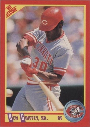 1990 Score #338b Ken Griffey, Sr. Cincinnati Reds Baseball Card | eBay