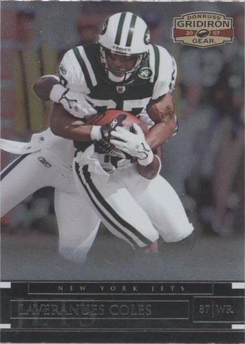2007 Donruss Gridiron Gear Laveranues Coles #61
