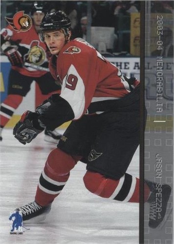 2003-04 In the Game Be A Player Memorabilia - Jason Spezza #36