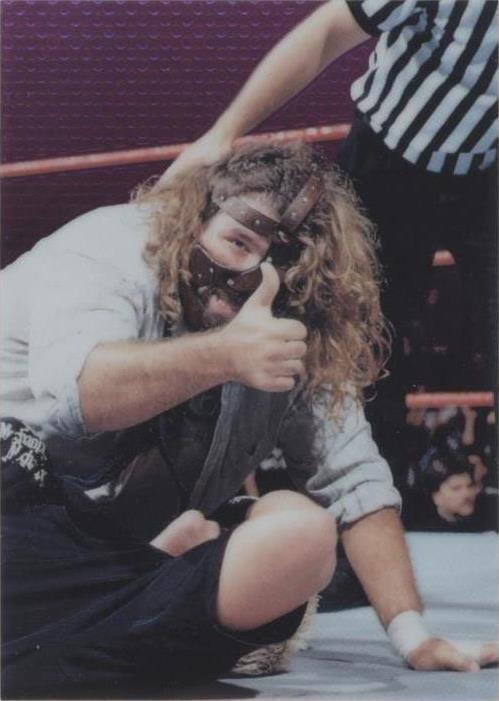 1999 Comic Images WWF SmackDown! Chromium - Mankind #46