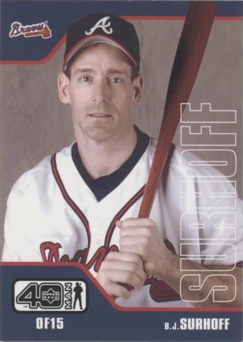 2002 Upper Deck 40 Man - B.J. Surhoff #507