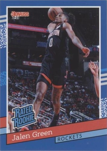 Jalen Green 2021-22 Panini Hoops Now Playing Autograph Rookie Card