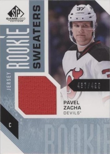 2016-17 SP Game Used - Pavel Zacha #RS-PZ