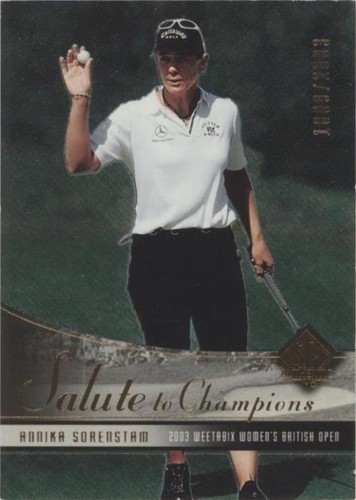 2004 SP Authentic - Annika Sörenstam #89