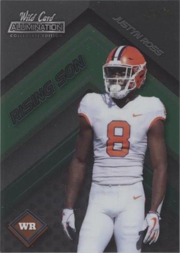 2021 Wild Card Alumination NIL Collegiate Edition Justyn Ross #ANRS-20