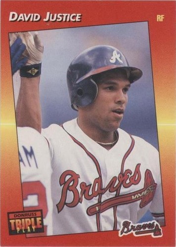 1992 Donruss Triple Play - David Justice #217