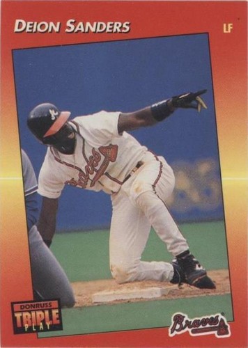 1992 Donruss Triple Play - Deion Sanders #186