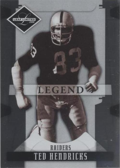 2008 Leaf Limited Ted Hendricks #184
