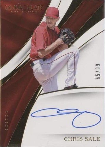 2017 Panini Immaculate Collection - Chris Sale #IS-CS