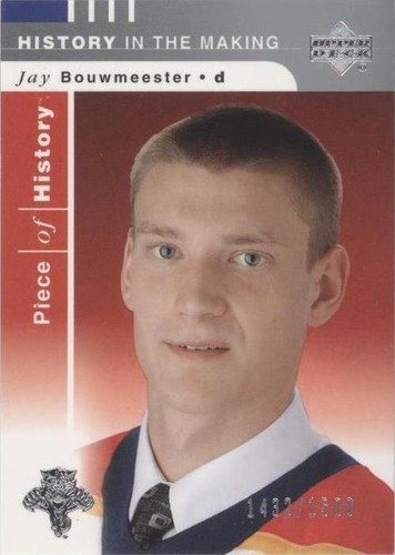 2002-03 Upper Deck Piece Of History - Jay Bouwmeester #132