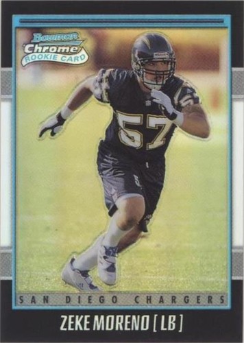 2001 Bowman Chrome Zeke Moreno #195