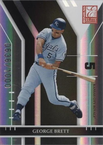 2004 Donruss Elite - George Brett #187