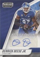 2022 Panini Chronicles Draft Picks Derrick Deese Jr. #TH-DER