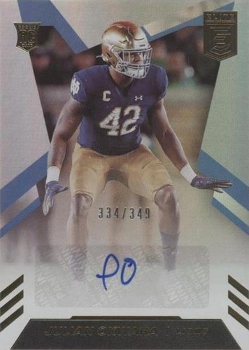 2020 Panini Donruss Elite Julian Okwara #RA-JUO