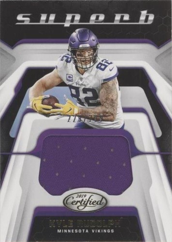 2019 Panini Certified Kyle Rudolph #SU-KR