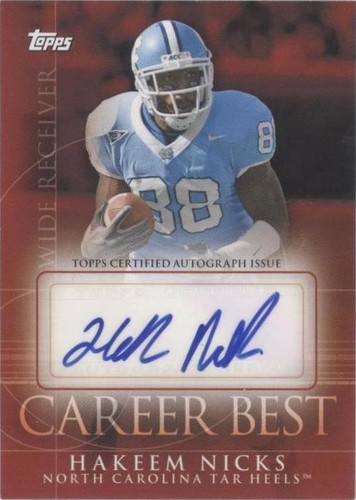 2009 Topps Hakeem Nicks #CBA-HN