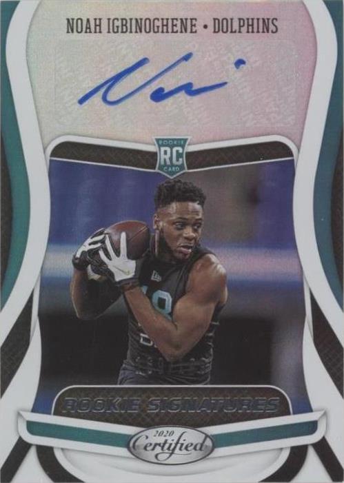 2020 Panini Certified Noah Igbinoghene #RS-NI