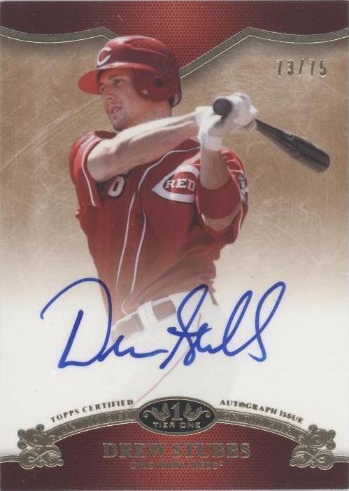 2012 Topps Tier One - Drew Stubbs #OR-DST