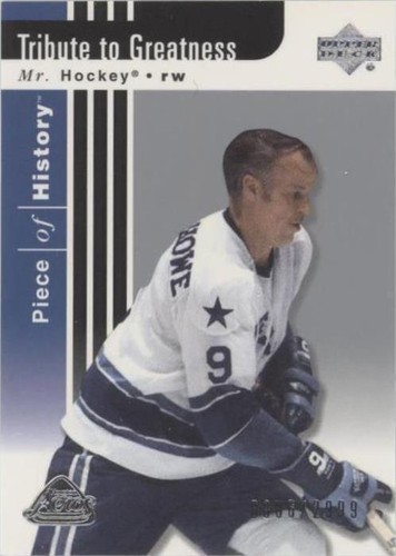 2002-03 Upper Deck Piece Of History - Gordie Howe #113