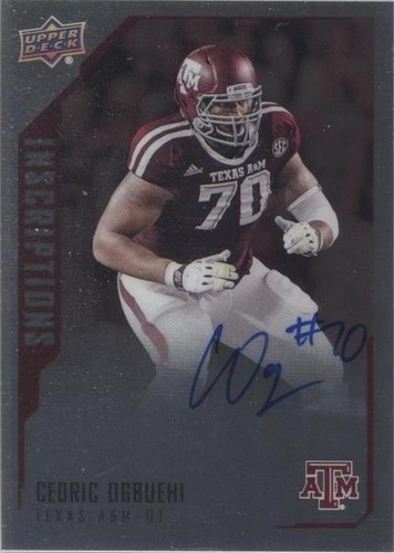 2015 Upper Deck Inscriptions Cedric Ogbuehi #CO