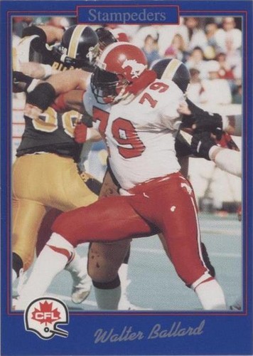 1991 Jogo CFL Walter Ballard #76