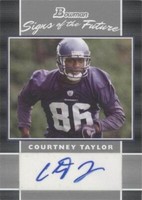 2007 Bowman Courtney Taylor #SF-CT