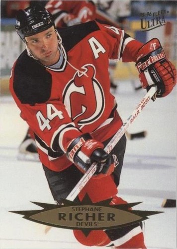 プラチニウ ムゴールド1 95 96 Fleer Ultra STEPHANE RICHER Gold Medallion Edition