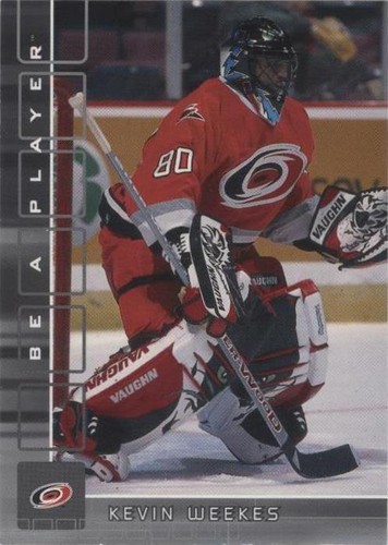 2001-02 In the Game Be A Player Memorabilia - Kevin Weekes #471